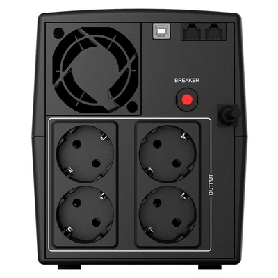 Kép 4/4 - Njoy UPLI-LI200KU-CG01B Keen 2000 2000VA UPS
