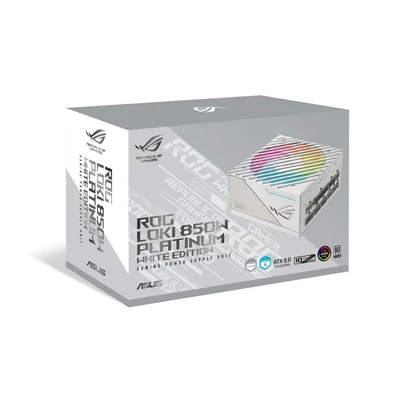 Kép 13/13 - Asus 850W 80+ Platinum ROG Loki SFX-L White Edition