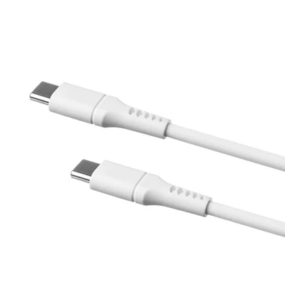 Kép 3/3 - FIXED Liquid Silicone Cable USB-C/USB-C, 0,5m, 60W, white