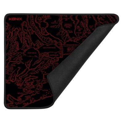 Kép 2/3 - KONIX Drakkar Medalland Gaming Egérpad Black/Red