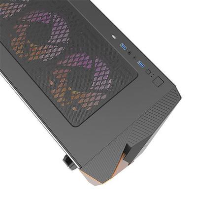 Kép 6/8 - darkFlash DLZ31 Mesh Tempered Glass Black/Orange