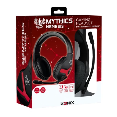 Kép 3/3 - KONIX Nemesis Gaming headset Black