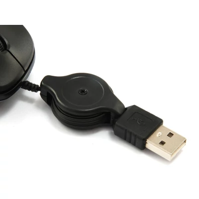 Kép 2/4 - EQuip Optical Travel Mouse Black