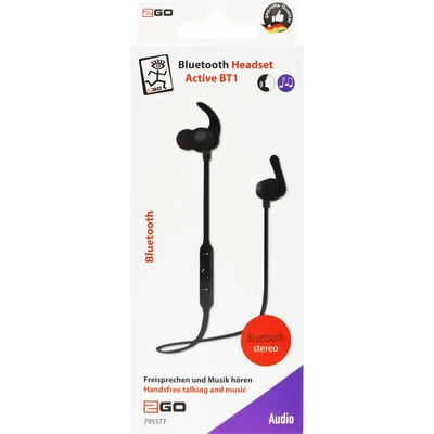 Kép 2/2 - 2GO Active B1 Bluetooth Headset Black