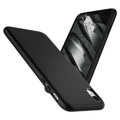 Kép 3/5 - Spigen Liquid Air, black - iPhone XR