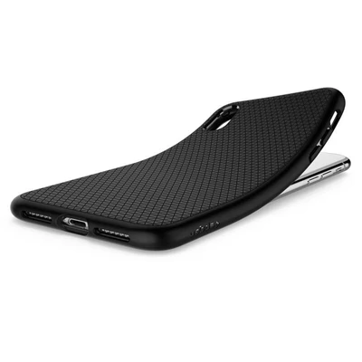 Kép 5/5 - Spigen Liquid Air, black - iPhone XR
