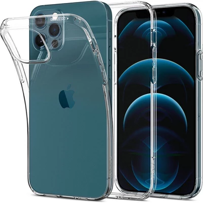 Kép 4/5 - Spigen Liquid Crystal, clear - iPhone 12/Pro