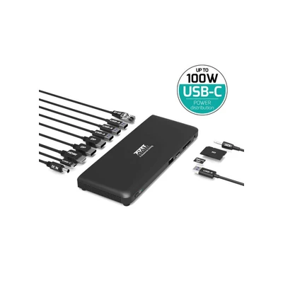 Kép 2/4 - Port Designs Station D''accueil 4K Doccing Station 100W Black