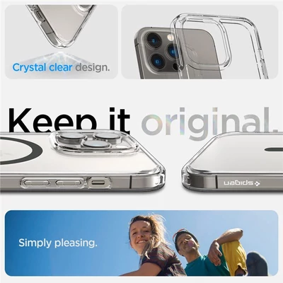 Kép 2/5 - Spigen Ultra Hybrid MagSafe, graphite - iPhone 14 Pro Max