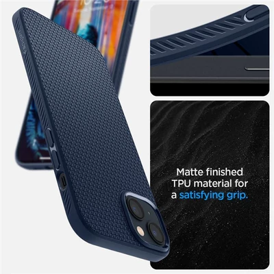 Kép 5/5 - Spigen Liquid Air, navy blue - iPhone 14 Plus