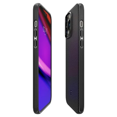 Kép 2/5 - Spigen Mag Armor MagSafe, matte black - iPhone 14 Pro