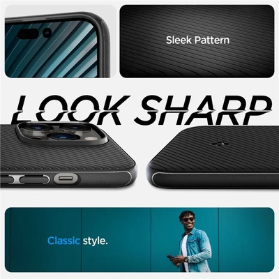 Kép 4/5 - Spigen Mag Armor MagSafe, matte black - iPhone 14 Pro