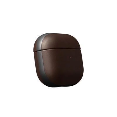 Kép 3/5 - Nomad Leather case, brown - AirPods 3