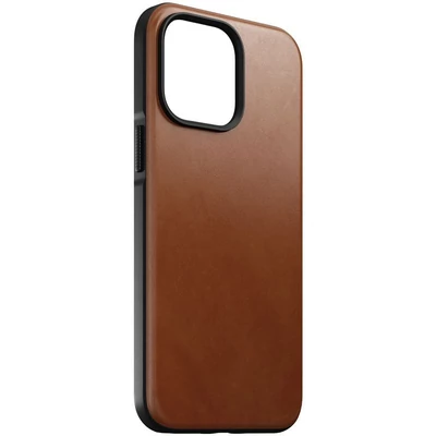 Kép 5/5 - Nomad Modern Leather MagSafe Case, english tan- iPhone 14 Pro Max