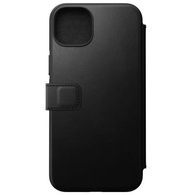 Kép 3/5 - Nomad Leather MagSafe Folio, black - iPhone 14 Plus