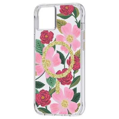 Kép 3/4 - Case-Mate Case Mate Rifle Paper Rose Garden MagSafe - iPhone 14 Plus