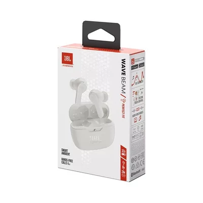 Kép 9/9 - JBL Wave Beam Wireless Bluetooth Headset White