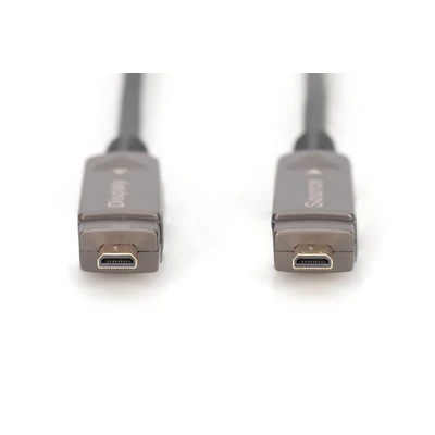 Kép 4/8 - Digitus AK-330127-150-S HDMI AOC Hybrid Fiber Optic Cable with removable plug