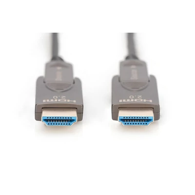 Kép 5/8 - Digitus AK-330127-150-S HDMI AOC Hybrid Fiber Optic Cable with removable plug