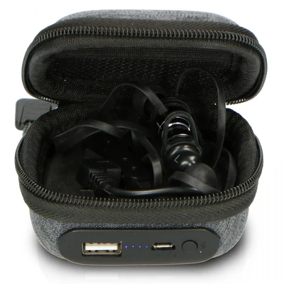 Kép 2/5 - Lenco EPB-160BK sweatproof Bluetooth Earpuds including powerbank case Black
