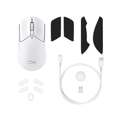 Kép 5/6 - HP HyperX Pulsefire Haste 2 Wireless Gaming Mouse White