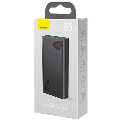 Kép 6/6 - Baseus Adaman Metal 20000mAh Powerbank Black