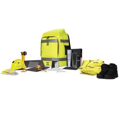 Kép 14/14 - Dicota Backpack Hi-Vis 65 litres Yellow