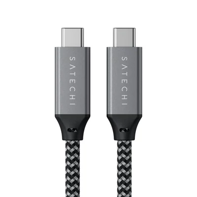 Kép 2/4 - Satechi USB4 C-To-C Braided Cable Grey