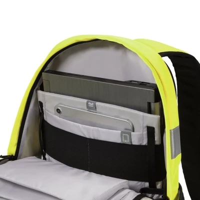 Kép 5/10 - Dicota Backpack Hi-Vis 25 litres Yellow