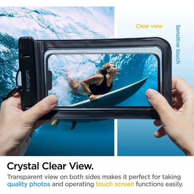 Kép 11/14 - Spigen Aqua Shield WaterProof Case A601 2 Pack Black