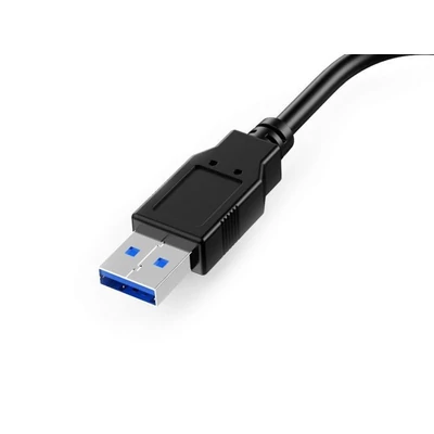 Kép 2/4 - EQuip USB 3.0 to VGA (HD15) Adapter Black