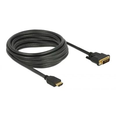 Kép 2/2 - DeLock HDMI to DVI 24+1 cable bidirectional 5m Black