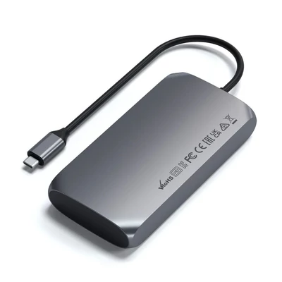 Kép 3/5 - Satechi USB-C Multimedia Adapter M1 Aluminium