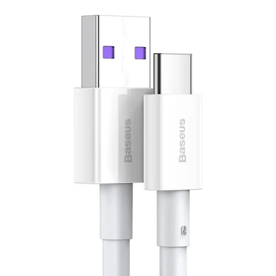Kép 2/3 - Baseus Superior USB-A USB-C 1m White