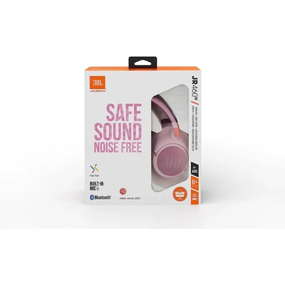 Kép 7/8 - JBL JR460NC Wireless/Wired Bluetooth Headset for Kids Pink