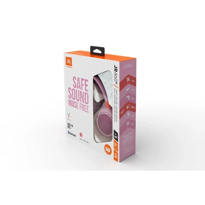 Kép 8/8 - JBL JR460NC Wireless/Wired Bluetooth Headset for Kids Pink