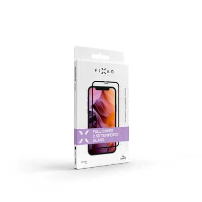 Kép 4/4 - FIXED Full Cover 2,5D Tempered Glass for Realme Narzo N53, black