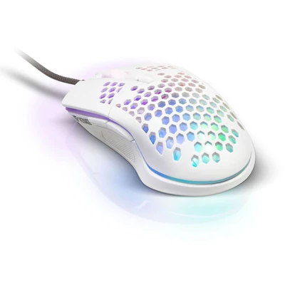 Kép 3/5 - Yenkee Shotgun RGB Gamer Mouse White