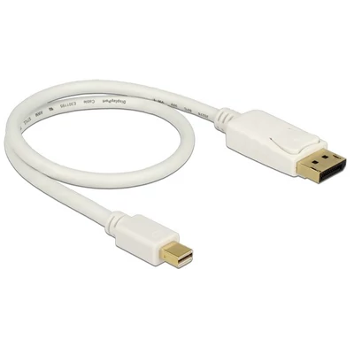 Kép 2/2 - DeLock Mini DisplayPort 1.2 male > DisplayPort male 4K 60 Hz 0,5m cable
