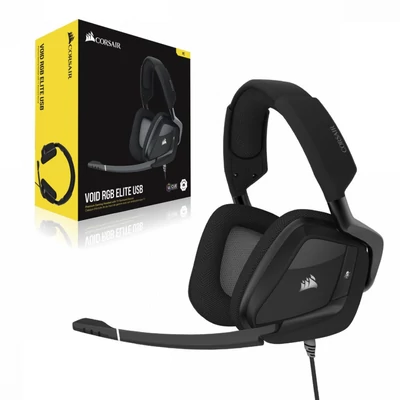 Kép 2/6 - Corsair Void RGB Elite USB 7.1 Gaming Headset Carbon