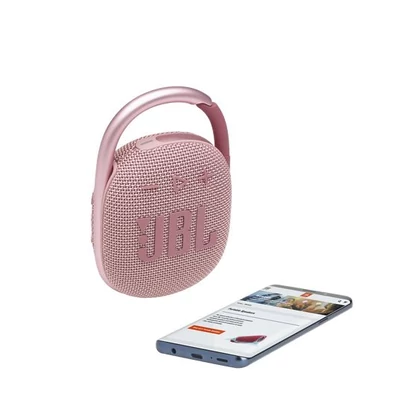 Kép 5/5 - JBL Clip4 Bluetooth Ultra-portable Waterproof Speaker Pink