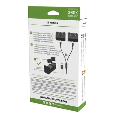 Kép 5/5 - snakebyte Battery:Kit SX (Series X|S) Black
