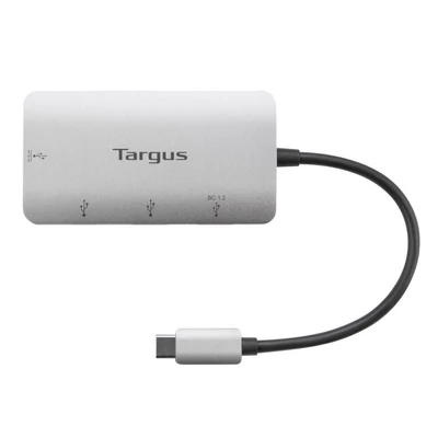 Kép 2/6 - Targus USB-C Multi-Port Hub with 2x USB-A and 2x USB-C Ports with 100W PD Pass-Thru Silver