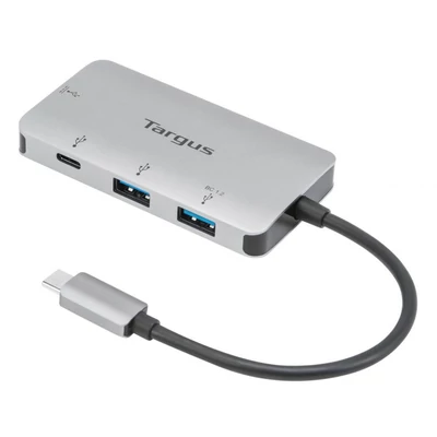 Kép 3/6 - Targus USB-C Multi-Port Hub with 2x USB-A and 2x USB-C Ports with 100W PD Pass-Thru Silver