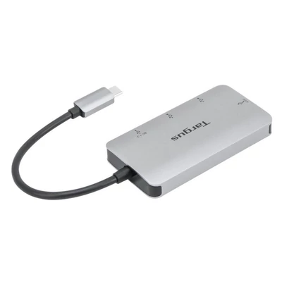 Kép 4/6 - Targus USB-C Multi-Port Hub with 2x USB-A and 2x USB-C Ports with 100W PD Pass-Thru Silver