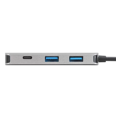 Kép 5/6 - Targus USB-C Multi-Port Hub with 2x USB-A and 2x USB-C Ports with 100W PD Pass-Thru Silver