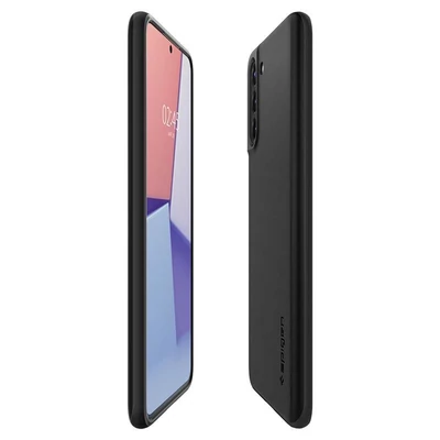 Kép 3/5 - Spigen Thin Fit, black - Galaxy S21