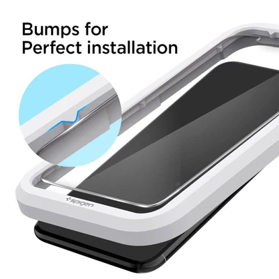 Kép 2/5 - Spigen Align Glas.tR 2 pack - iPhone 11/XR