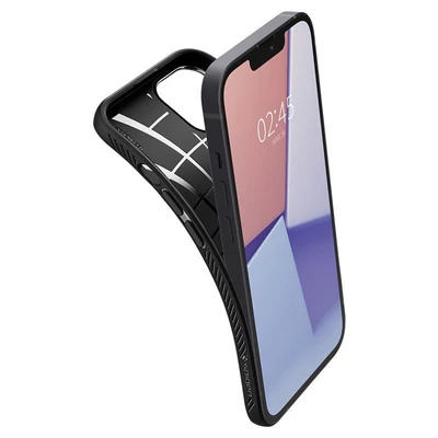 Kép 4/5 - Spigen Liquid Air, matte black - iPhone 13