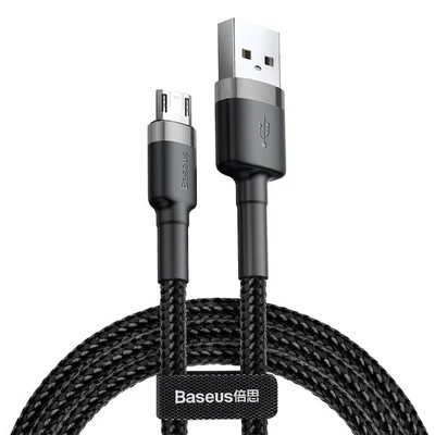 Kép 2/5 - Baseus Cafule Micro-USB Cable 1,5A 2m Black